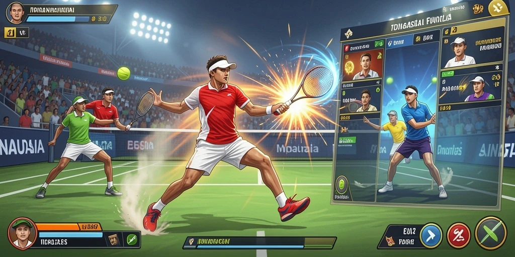 rt99 - Screenshot menunjukkan beragam mode permainan yang tersedia.